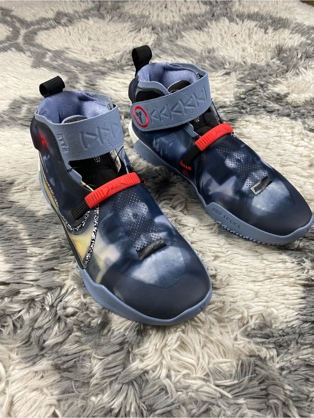 Nike Kobe AD NXT FF Mens Sz 8 Blue Hero Vast Grey Basketball Shoes